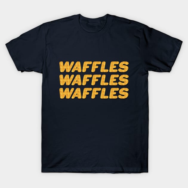 Waffles waffles waffles - Teen Titans Cyborg / Beast Boy T-Shirt by Rixta Tees